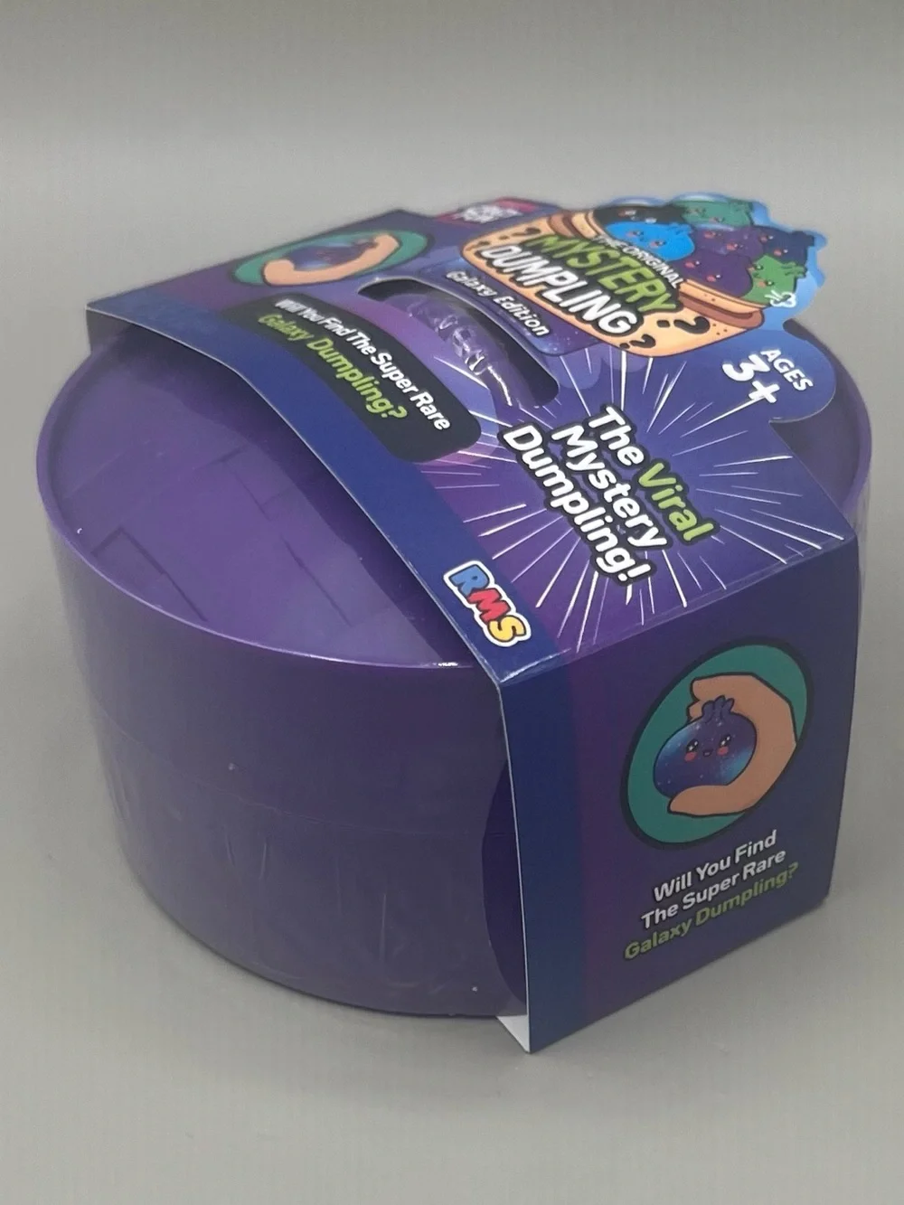 RMS Mystery Dumpling Galaxy Edition - Purple 4” Bun Squishy Crazy Fun VIRAL Toy💜